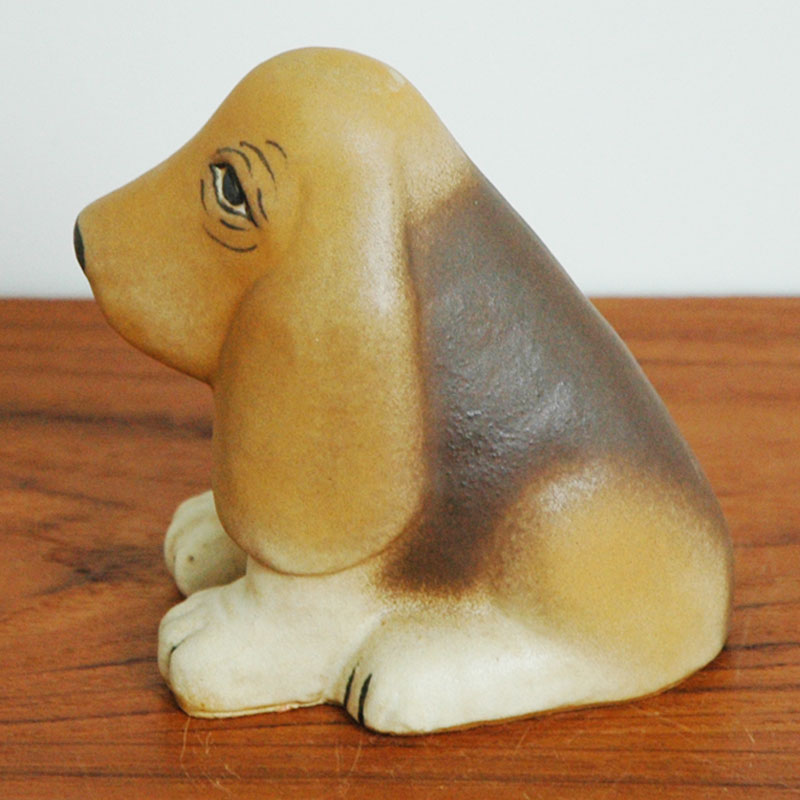 Basset Hound(�Х��åȥϥ���ɡ�Lisa Larson(�ꥵ �顼����)����ͥ륷�꡼�� �̲����֥��� ��ʪ