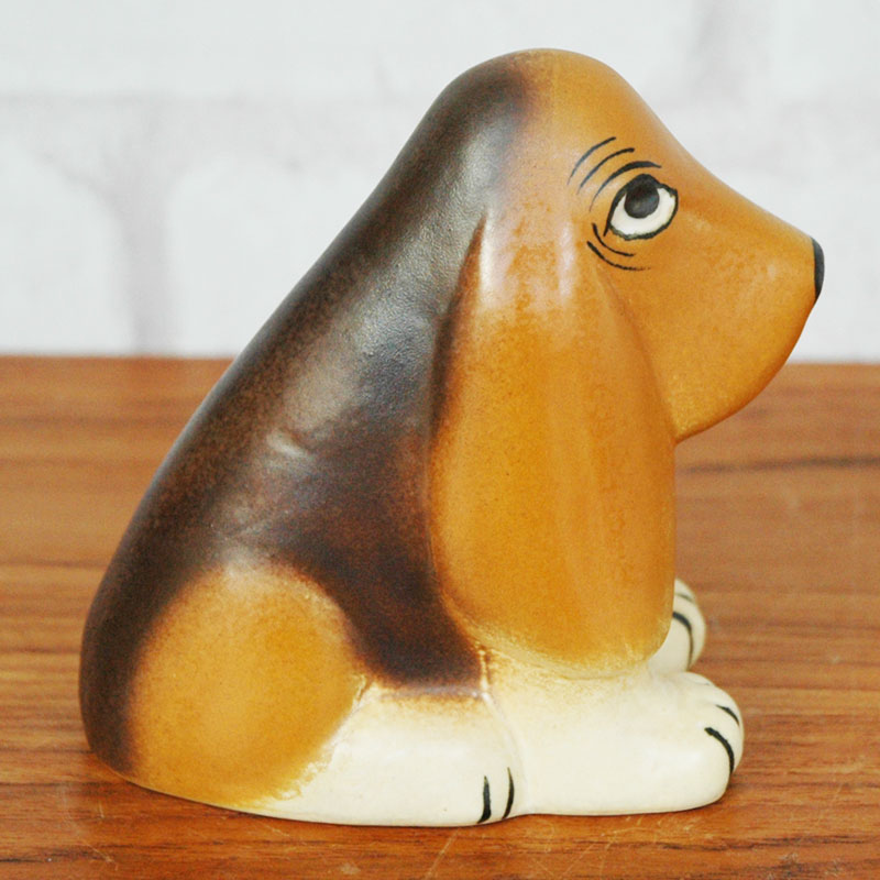 Basset Hound(�Х��åȥϥ���ɡ�Lisa Larson(�ꥵ �顼����)����ͥ륷�꡼�� �̲����֥��� ��ʪ