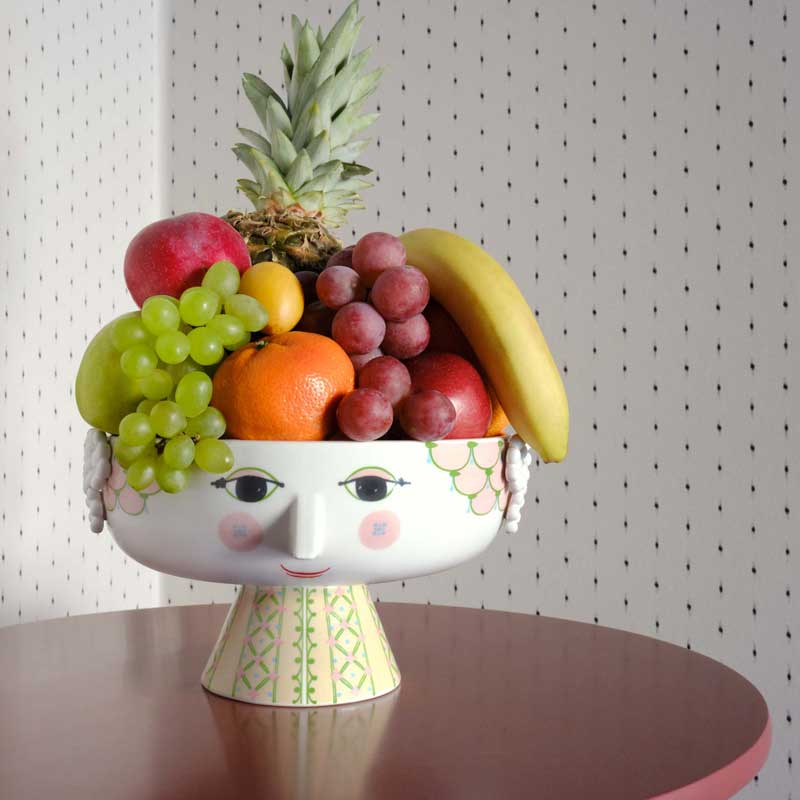 Eva Bowl on stand soft pink(���������ܥ���� ��24 cm �ӥ�󡦥�����֥�å� Bjorn Wiinblad �̲��ǥ�ޡ��� 54043