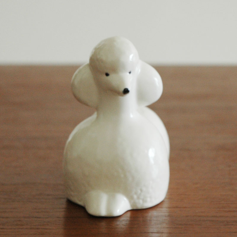 Poodle(�ס��ɥ�˥ۥ磻�� �ߥǥ� Lisa Larson(�ꥵ �顼����)/����ͥ륷�꡼��/�̲����֥�������ʪ