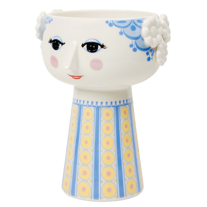 EVA VASES(���С��١�����H18.5cm �饤�ȥ֥롼 �ӥ�󡦥�����֥�å� Bjorn Wiinblad �̲��ǥ�ޡ��� 56537