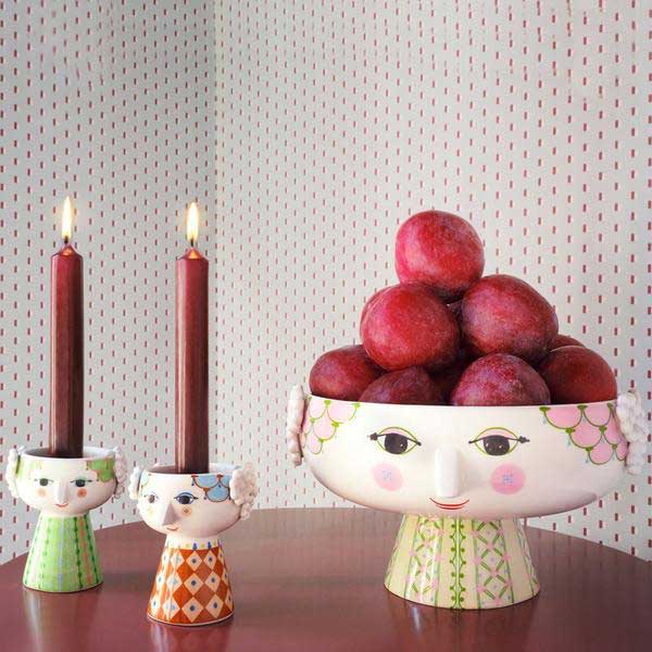 �ӥ�󡦥�����֥�å� Bjorn Wiinblad EVA Candleholder(���С������ɥ�ۥ������H9.5cm �ƥ饳�å� �̲��ǥ�ޡ�����54045