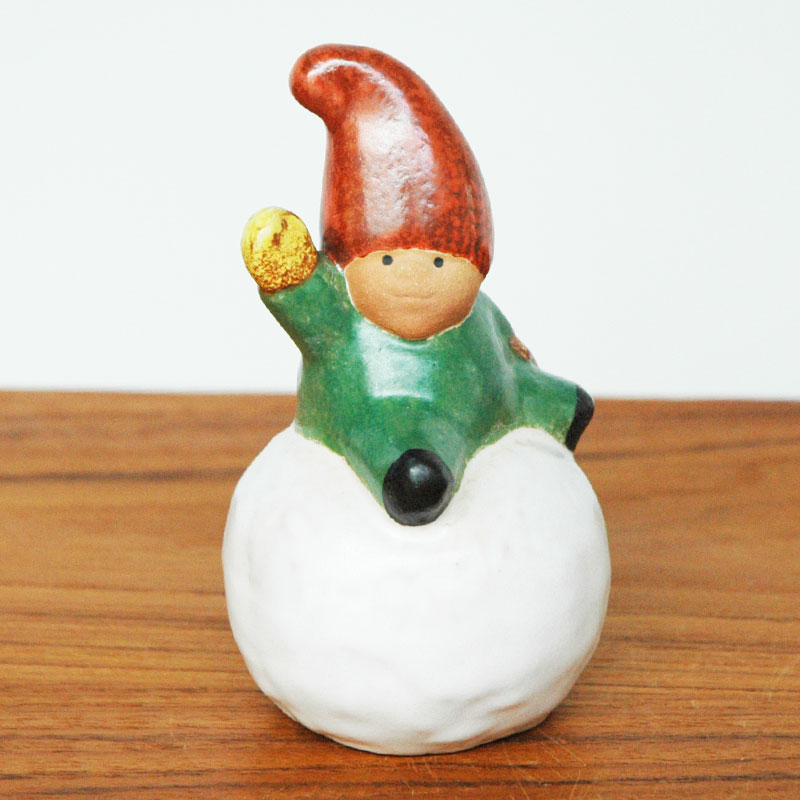 Tomte with Snowball(ȥƥΡܡ Lisa Larson(ꥵ 顼)ȥƥ꡼ ̲֥ʪ