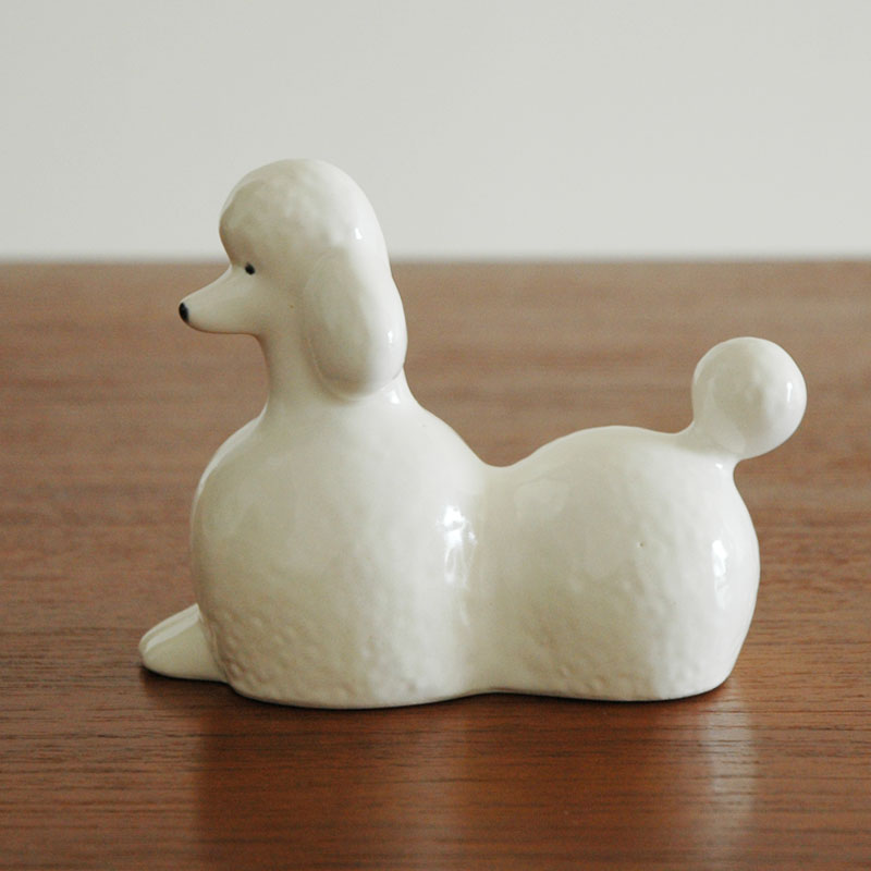 Poodle(�ס��ɥ�˥ۥ磻�� �ߥǥ� Lisa Larson(�ꥵ �顼����)/����ͥ륷�꡼��/�̲����֥�������ʪ