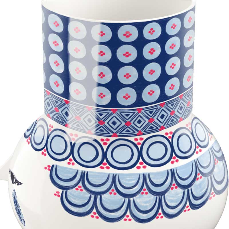 OLGA ���륬 �֥롼 H20cm �ӥ�󡦥�����֥�å� Bjorn Wiinblad �̲��ǥ�ޡ��� 53111