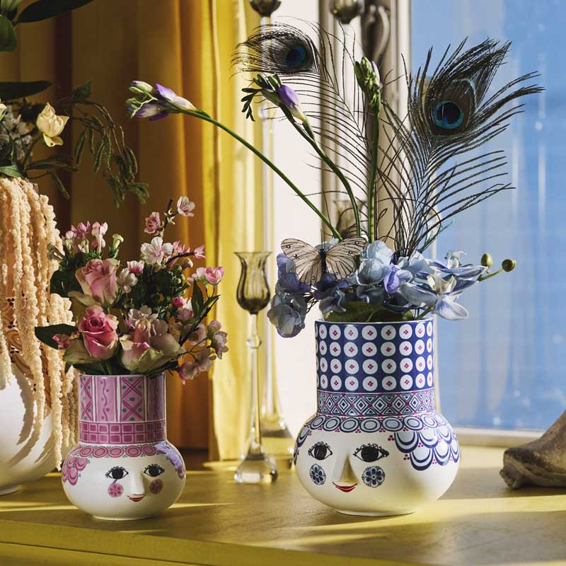 OLGA ���륬 �֥롼 H20cm �ӥ�󡦥�����֥�å� Bjorn Wiinblad �̲��ǥ�ޡ��� 53111