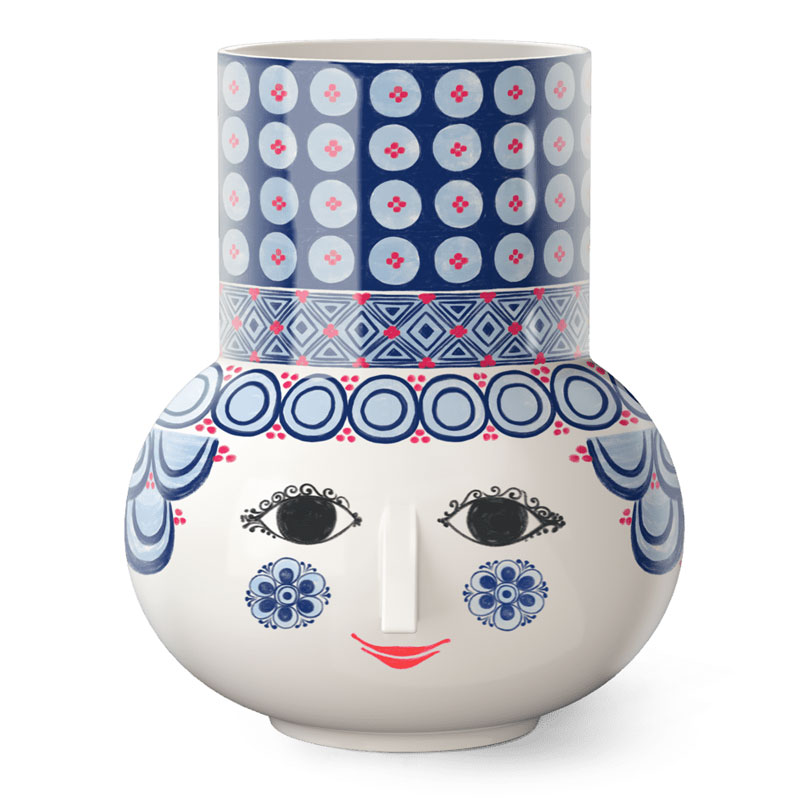 OLGA ���륬 �֥롼 H20cm �ӥ�󡦥�����֥�å� Bjorn Wiinblad �̲��ǥ�ޡ��� 53111