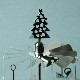 ROTARY CANDLE HOLDER Chistmas Silver ロータリーキャンドルホルダー・エンジェル クリスマスノエル Pluto(プルート）