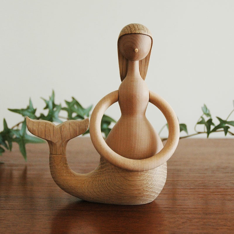 超稀少 木製 アーキテクトメイド マーメイド オブジェ