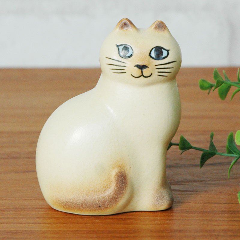 CAT MANS(����åȥޥ󥹡˥ߥ˥����� �ۥ磻�ȡߥ֥饦�� Lisa Larson(�ꥵ �顼����) ���������ǥ��̲����֥�������ʪ