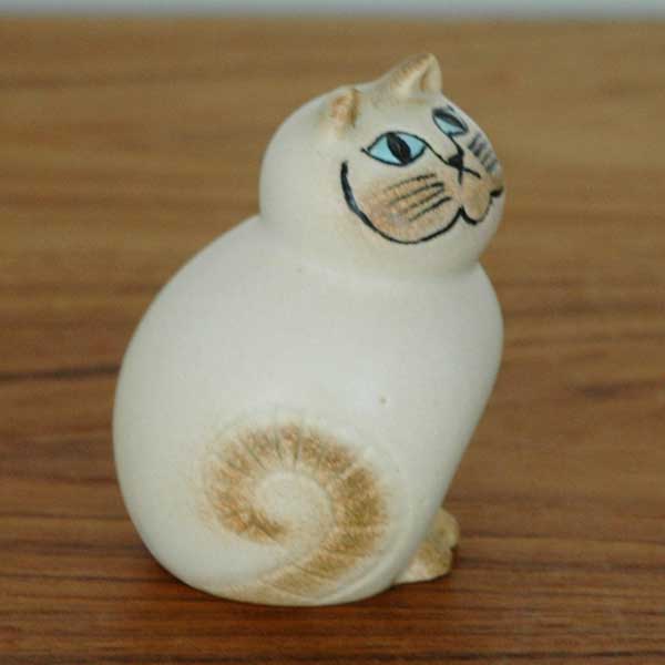 MIA cat �ߥ����ͥ� �ۥ磻�ȡߥ֥饦�� �ߥ˥����� Lisa Larson(�ꥵ �顼����) ���֥�������ʪ