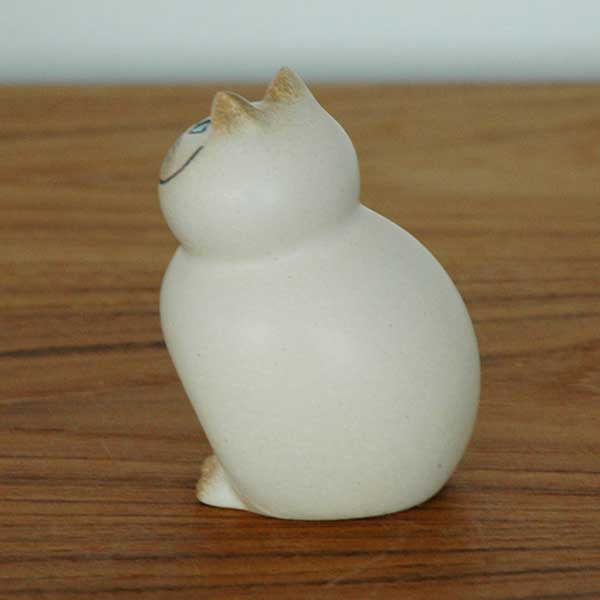 MIA cat �ߥ����ͥ� �ۥ磻�ȡߥ֥饦�� �ߥ˥����� Lisa Larson(�ꥵ �顼����) ���֥�������ʪ