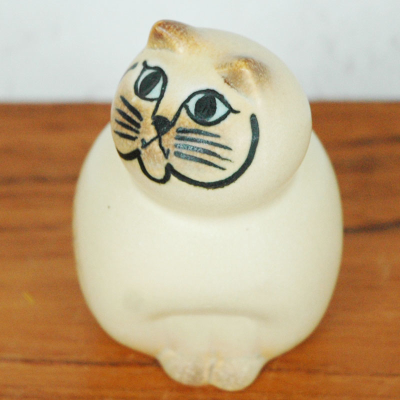 MIA cat �ߥ����ͥ� �ۥ磻�ȡߥ֥饦�� �ߥ˥����� Lisa Larson(�ꥵ �顼����) ���֥�������ʪ
