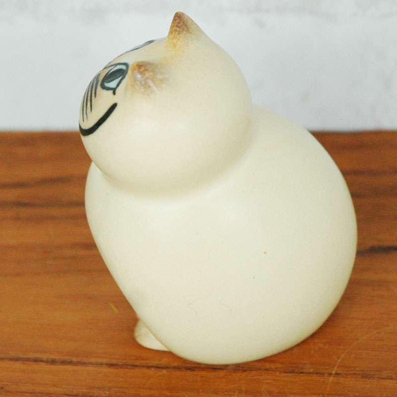 MIA cat �ߥ����ͥ� �ۥ磻�ȡߥ֥饦�� �ߥ˥����� Lisa Larson(�ꥵ �顼����) ���֥�������ʪ