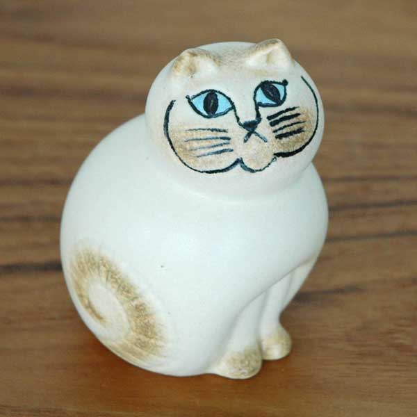 MIA cat �ߥ����ͥ� �ۥ磻�ȡߥ֥饦�� �ߥ˥����� Lisa Larson(�ꥵ �顼����) ���֥�������ʪ