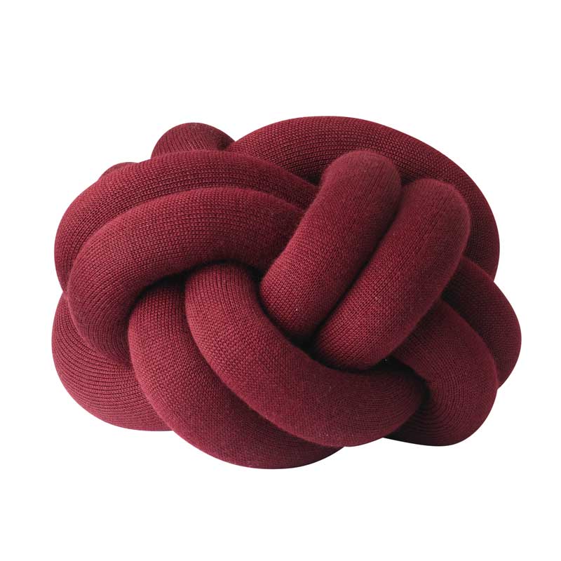 Knot Cushion(�Υåȥ��å�����30cm Bordeaux(�ܥ�ɡ��˥磻��  DESIGN HOUSE stockholm(�ǥ�����ϥ��� ���ȥå��ۥ��)