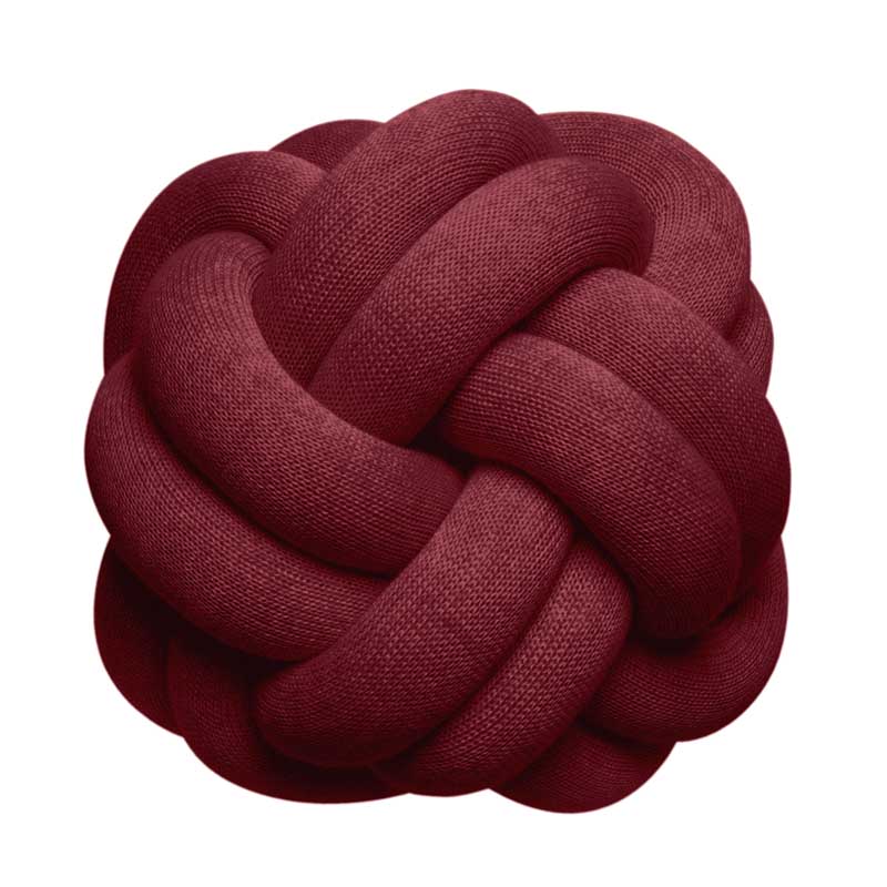 Knot Cushion(�Υåȥ��å�����30cm Bordeaux(�ܥ�ɡ��˥磻��  DESIGN HOUSE stockholm(�ǥ�����ϥ��� ���ȥå��ۥ��)