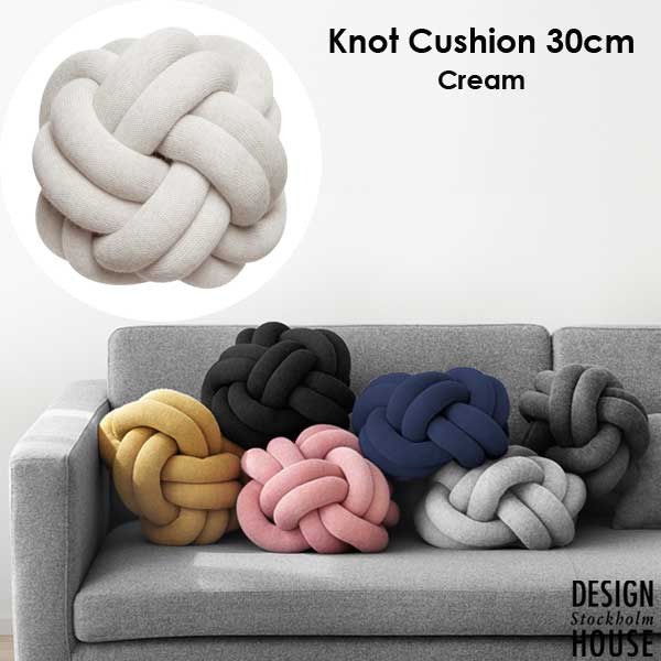 Knot Cushion(Υåȥå30cm Cream(꡼DESIGN HOUSE stockholm(ǥϥ ȥåۥ)