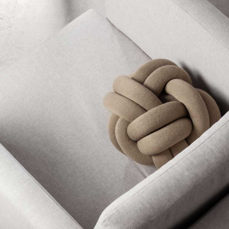 Knot Cushion(�Υåȥ��å�����30cm Khaki(��������DESIGN HOUSE stockholm(�ǥ�����ϥ��� ���ȥå��ۥ��)