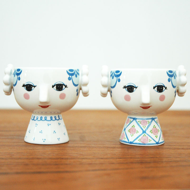 ӥ󡦥֥å Bjorn Wiinblad EVA Tealight holder(Сƥ饤ȥۥ2ĥå ֥롼ߥ H6cm ̲ǥޡ 56589