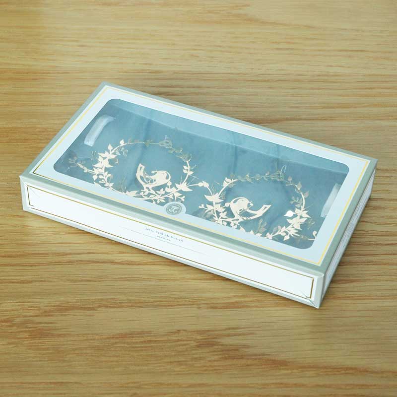 Bird with Flower Wreath Ornament(��Ļ�Ȳ֤Υ꡼����2�ĥ��åȥ����ʥ���H=6cm Jette frolich(�����åơ��ե�����åҡ˥��ꥹ�ޥ������ʥ���/�̲��ǥ�ޡ���