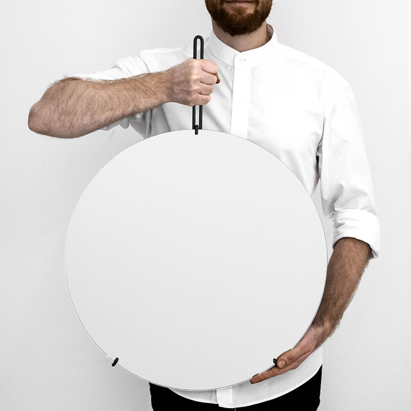 Wall Mirror 50cm(��������ߥ顼�˥֥�å� �ɳݤ��ߥ顼 MOEBE(�ࡼ��) �ǥ�ޡ���