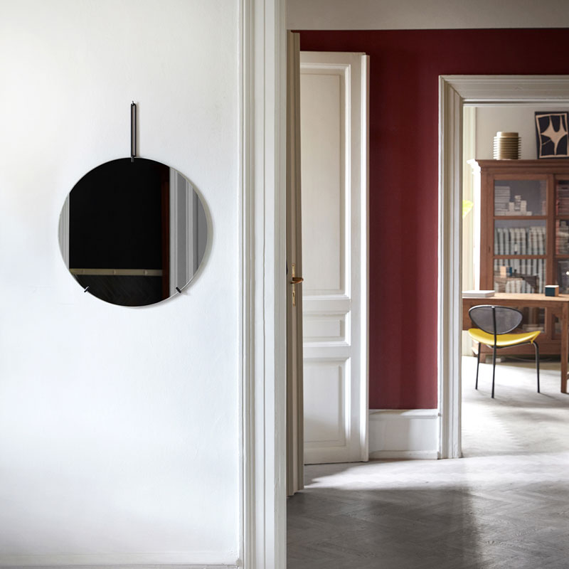 Wall Mirror 50cm(��������ߥ顼�˥֥�å� �ɳݤ��ߥ顼 MOEBE(�ࡼ��) �ǥ�ޡ���