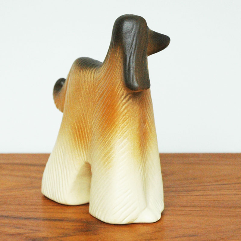 Afghan hound(���ե���ϥ���ɡ˥���ͥ� ���֥��� Lisa Larson(�ꥵ �顼����) �̲����֥�������ʪ