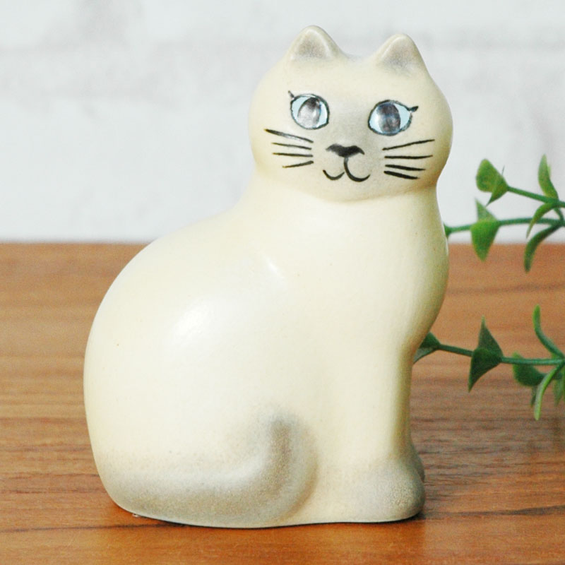 CAT MANS(����åȥޥ󥹡˥ۥ磻�ȡߥ��졼 Lisa Larson(�ꥵ �顼����) ���������ǥ��̲����֥�������ʪ