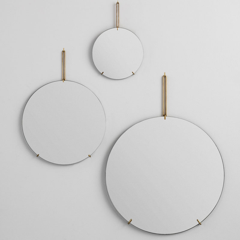 Wall Mirror 50cm(ߥ顼˥֥饹ʿ﫡 ɳݤߥ顼 MOEBE(ࡼ) ǥޡ