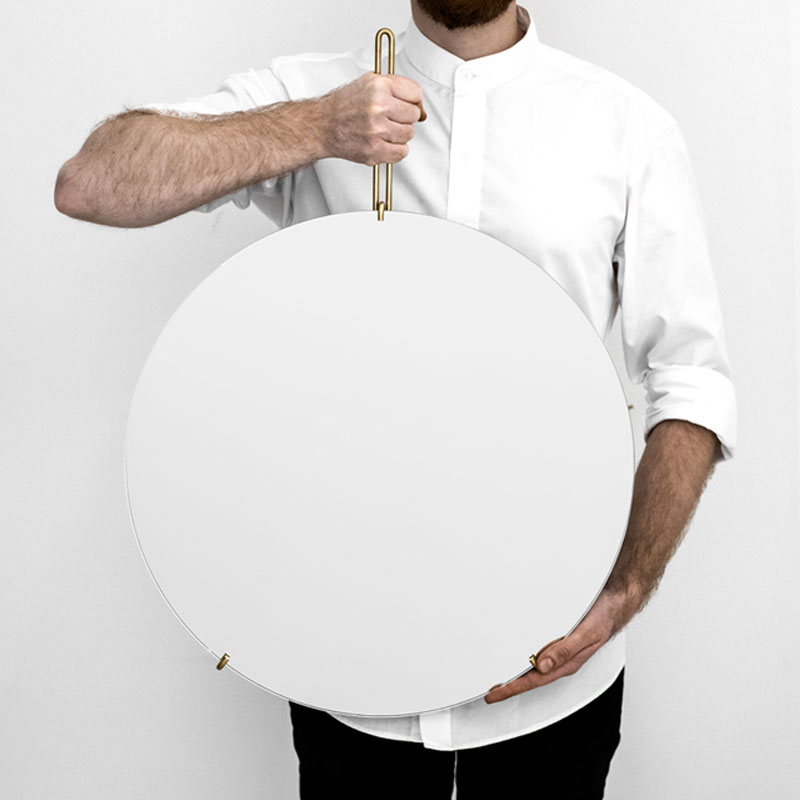 Wall Mirror 50cm(ߥ顼˥֥饹ʿ﫡 ɳݤߥ顼 MOEBE(ࡼ) ǥޡ