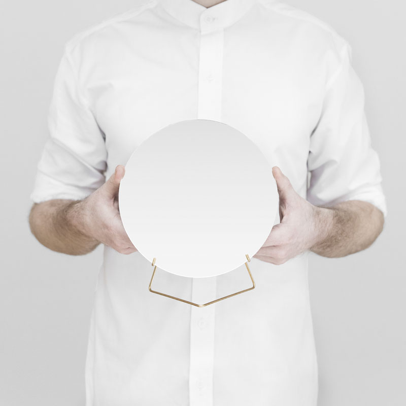 Standing Mirror�ʥ�����ǥ��󥰥ߥ顼�� 20cm �֥饹�ʿ�﫡� ���ߥ顼 MOEBE(�ࡼ��) �ǥ�ޡ���