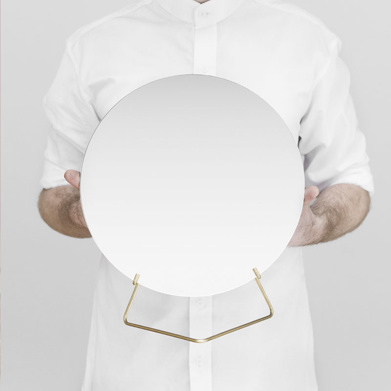 Standing Mirror�ʥ�����ǥ��󥰥ߥ顼�� 30cm �֥饹�ʿ�﫡� ���ߥ顼 MOEBE(�ࡼ��) �ǥ�ޡ���