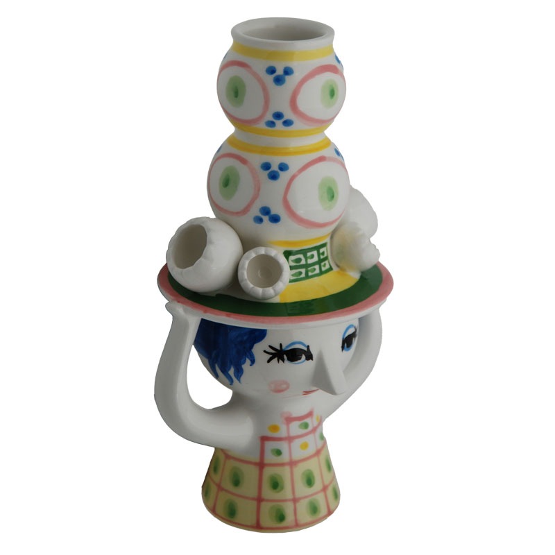 LADY WITH HAT Candleholder(��ǥ��������ϥåȡ������ɥ�ۥ������H16cm �ӥ�󡦥�����֥�å� Bjorn Wiinblad �̲��ǥ�ޡ�����54052