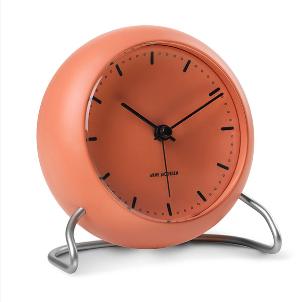 ARNE JACOBSEN TableClock CityHall PALE ORANGE ����ͥ䥳�֥��󡦥ơ��֥륯���å������ƥ��ۡ��� �ڡ��륪��� �֤����� ROSENDAHL COPENHAGEN (������������륳�ڥ�ϡ�����)43692