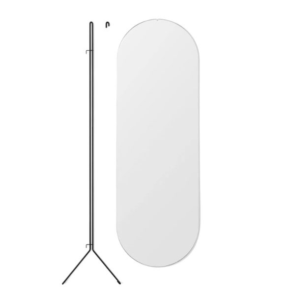 Tall Wall Mirror(ȡ륦ߥ顼W44H147cm ֥å ɳݤߥ顼 MOEBE(ࡼ) ǥޡ