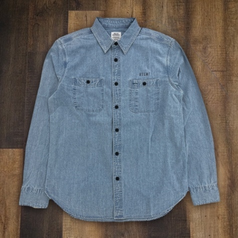 【ネコポス不可】 RG CHAMBRAY SHIRTS