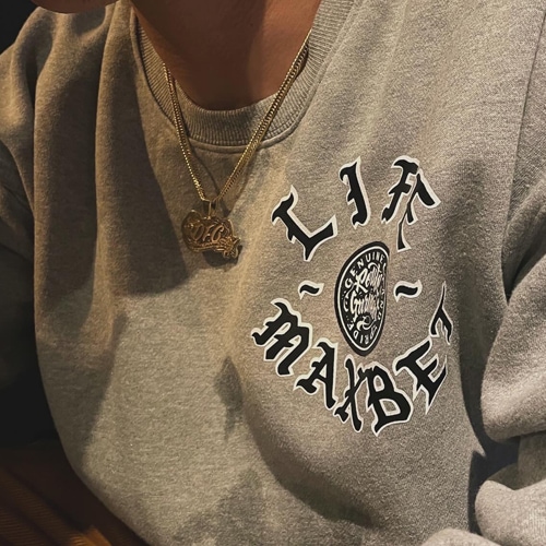 【ネコポス不可】 LIFEISMAXBET&RG CIRCLE SWEAT