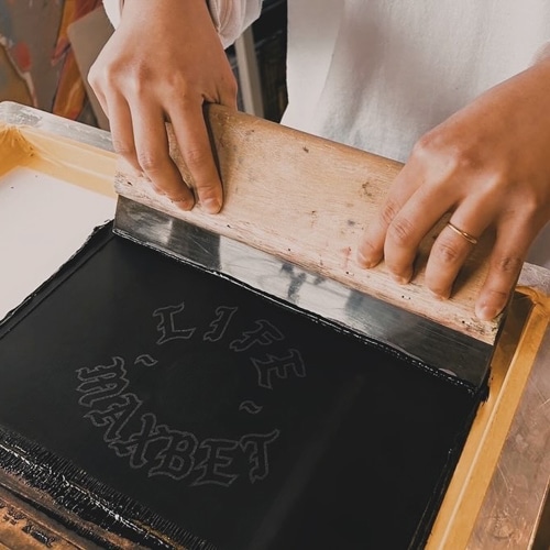 【ネコポス不可】 LIFEISMAXBET&RG CIRCLE SWEAT