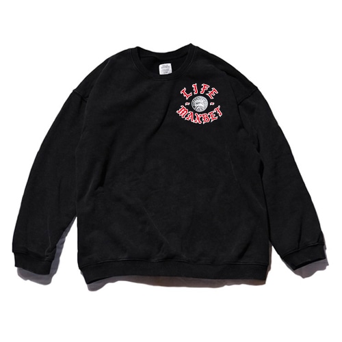 【ネコポス不可】 LIFEISMAXBET&RG CIRCLE SWEAT