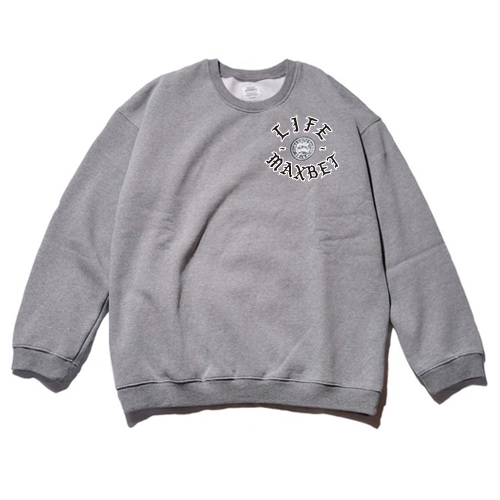 【ネコポス不可】 LIFEISMAXBET&RG CIRCLE SWEAT