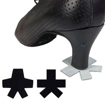 社交ダンス ヒールカバー ティーチャーズシューズ用 日本製 革製 10足組｜3L・特大 5.5cmヒール対応