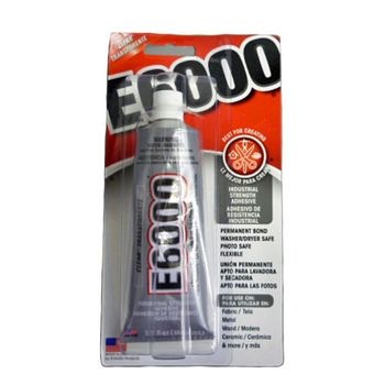 E6000 接着剤 3.7oz 大容量109g｜強力透明ボンド ラインストーン接着剤 多素材対応 社交ダンス衣装 DIY プロ用
