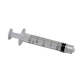 シリンジ 2.5ml 5本セット｜接着剤の精密塗布に（ラインストーン・デコ・社交ダンス衣装）ディスペンサーニードル（針チップ／ニードルチップ）別売