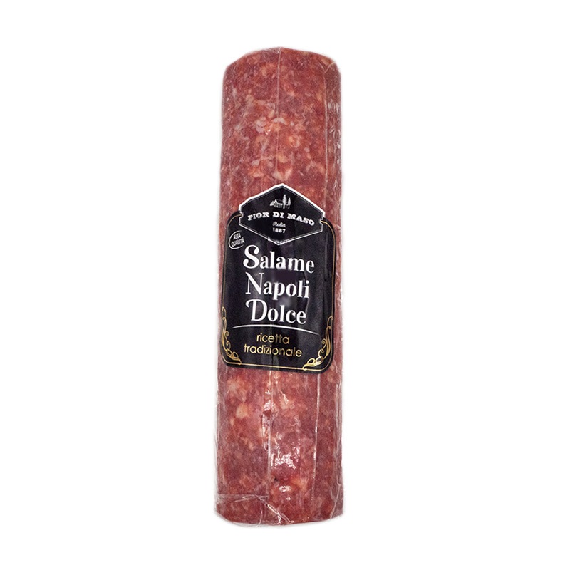 メキシコ産　バルバロッサトゲムネカミリ　67mm アメリカ産 ナポリ サラミ ブロック 約1.2kg | US Salame Napoli Block