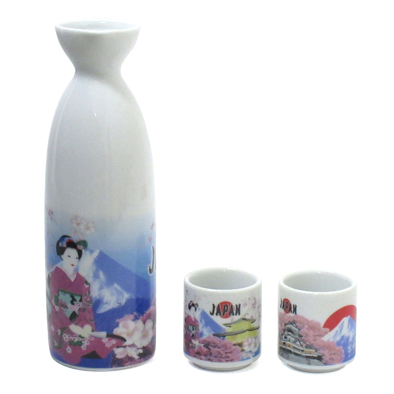 ほろ酔い 3pcsセット 舞妓・富士山・五重塔 No.303-070