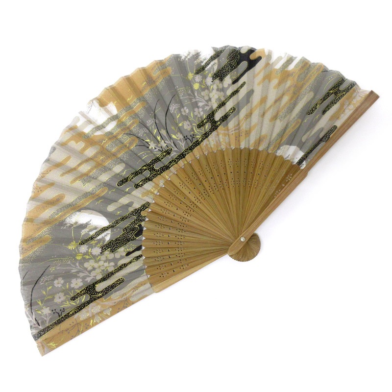 高級シルク扇子 月夜 No.504-571 | 世界の価値ある商品をお客様のお