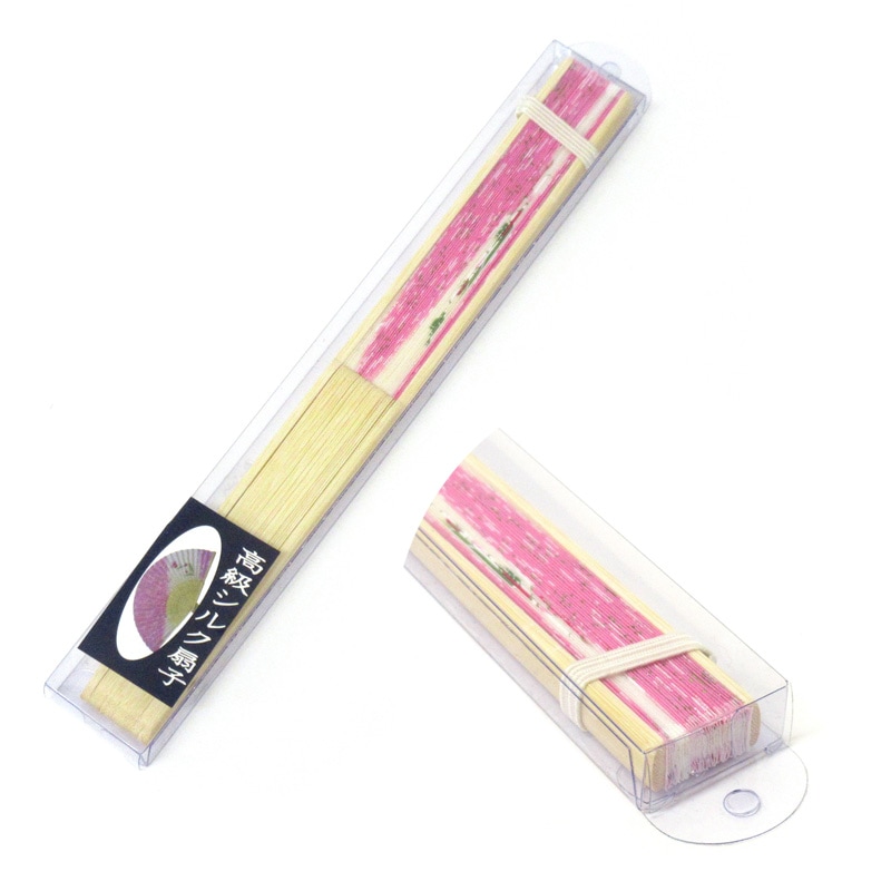 高級シルク扇子 白桜 カトレア No.504-713 | 世界の価値ある商品