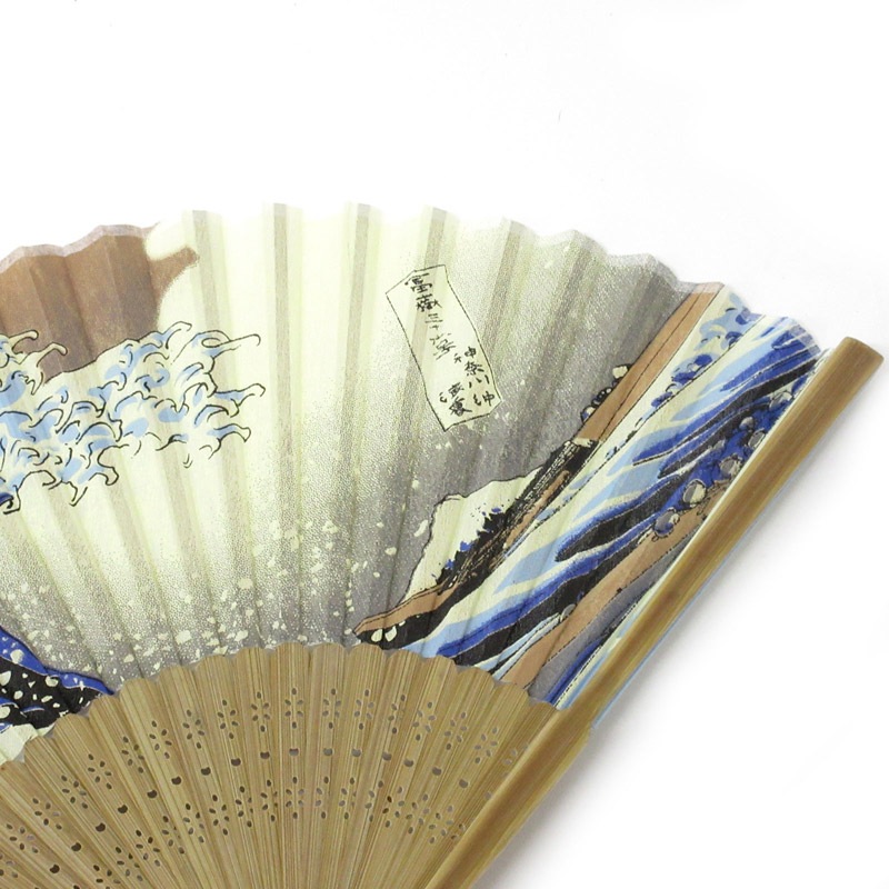 高級シルク扇子 神奈川沖浪裏 No.504-904 | 世界の価値ある商品