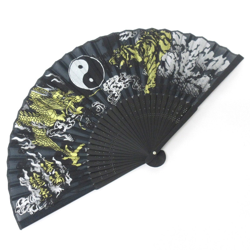 高級シルク扇子 陰陽龍虎 No.504-548 | 世界の価値ある商品を